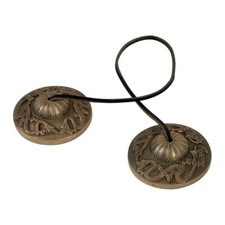Large Dragon Tibetan Manjira/Cymbals/Chimes - NEW