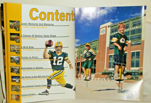 Rylin Media 4-Pack! Green Bay Packers Super Bowl XLV Titletown Magazine Aaron - Picture 2 of 3