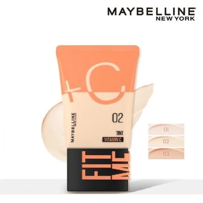 [Maybelline New York] Fit Me Égaliser Coloration Vitamine C Ton Haut Makeup Base - Photo 1/4