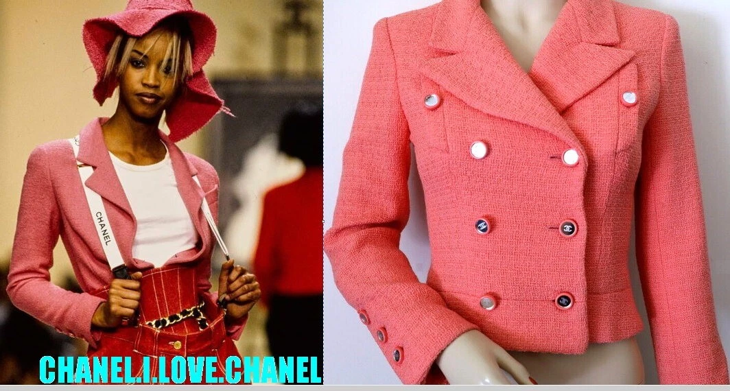 Vintage chanel store jacket ebay