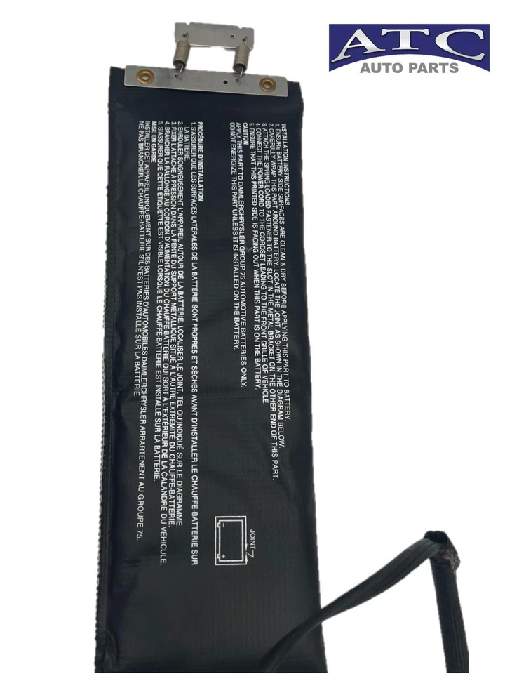 04609111AA Battery Heater for 2001-2009 chrysler Sebring Dodge Avenger Stratus Foto 3 de 3