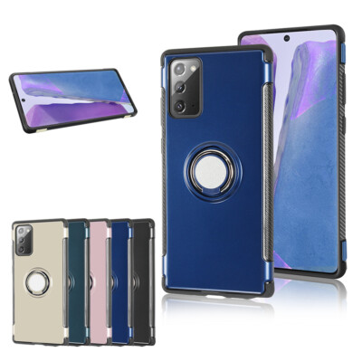 Phone Case With Ring Holder For Samsung Note 20 9 8 S20 S10 S10e S9 S21 S21 Plus