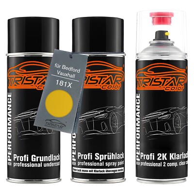 Autolack 2K Spraydosen Set für Bedford Vauxhall 181X James Blonde Metallic
