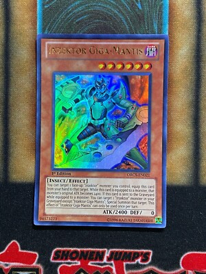 Yugioh Inzektor Giga-Mantis ORCS-EN021 Ultra Rare 1st Ed LP