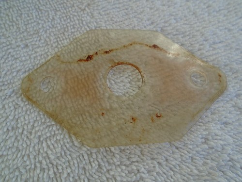 (1) VINTAGE ZICKOS CAMCO PLASTIC GASKET DISSAPEARING SPUR & TOM MOUNT PLATES-VG! - Picture 2 of 4