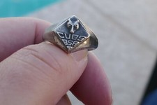 Vintage Sterling Silver Cubs BSA Ring - Size 6.25 / 3.7 Grams