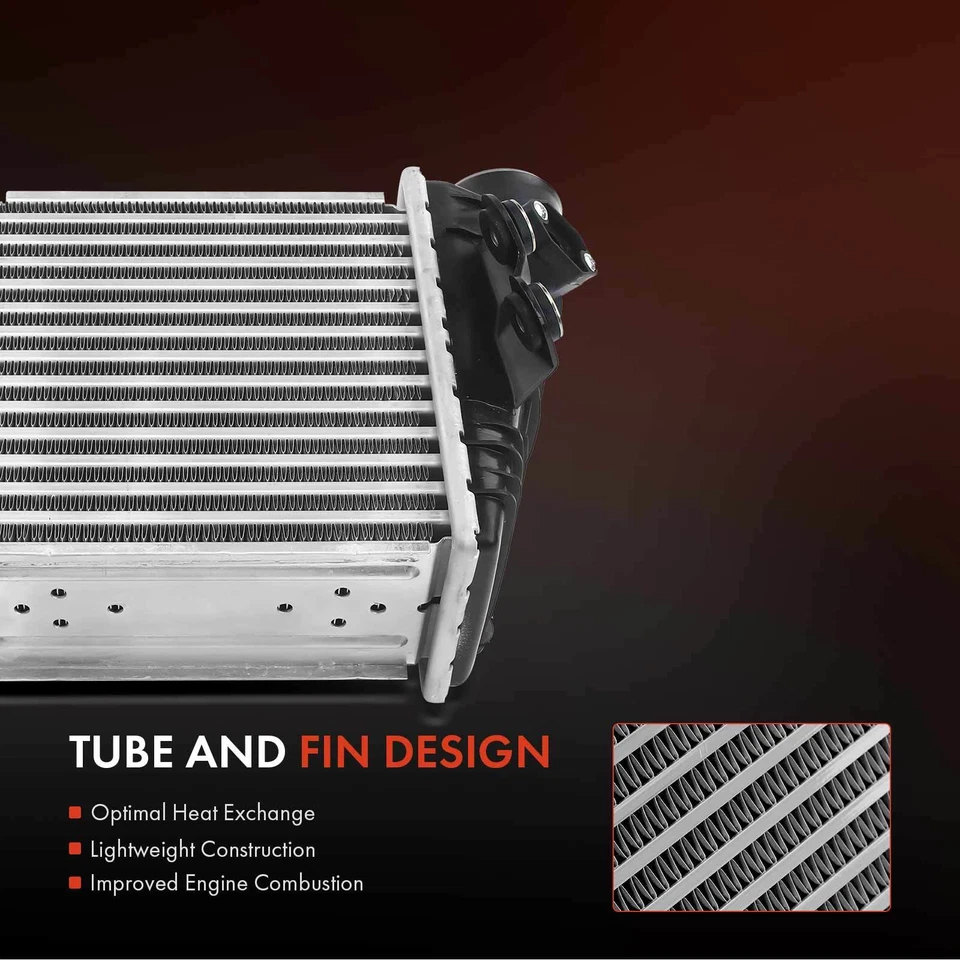Intercooler refrigerado por aire para Volkswagen Golf 2000-2003 Jetta 99-03 turboalimentado Foto 2 de 4