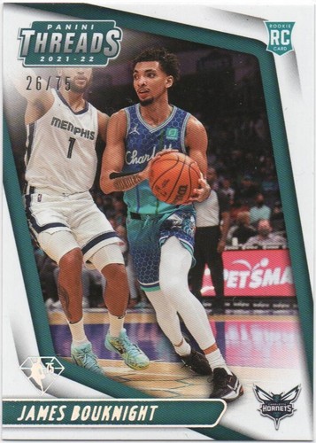 2021-22 Panini Chronicles JAMES BOUKNIGHT /75 Threads 75th Anniversary RC #86 - 第 1/2 張圖片