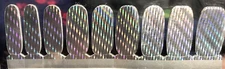 Color Nail Polish Strips, 18ct .  Silver  Holo SEE DESCRIPTION BELOW