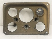 Vintage Military Dash Cluster Gauge Instrument Panel Vintage Military Dash Cluster Gauge Instrument Panel