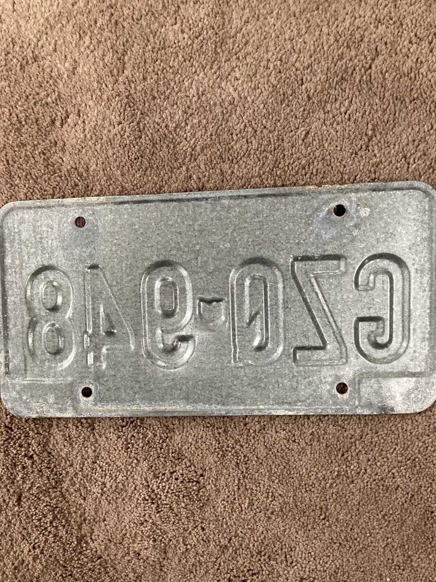 1993 Ohio License Plate - GZQ 948 - Nice! | eBay