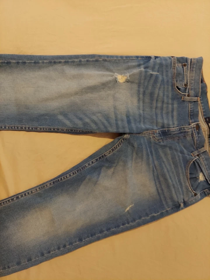 Mens Hollister Jeans 36x34 38x34 Skinny Denim Pants Stretch - Image 4 of 4