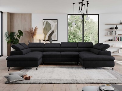 Big ecksofa mit schlaffunktion im modernen Stil. U-formige Couch - PEDRO U