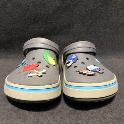 Crocs Crocband II Grey Blue Clogs Men\'s Sz 4 Women’s 6. Amazon.com | Crocs Crocband II Clog Charcoal/Light Grey  main image 3