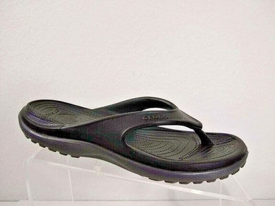 Crocs Classic Black Flip Flops Thong Sandals Unisex Men 7 Women 9 | eBay