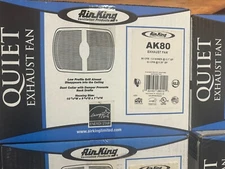 Air King AK80 80 CFM 1.5 Sone Ceiling Mounted Energy Star Rated - White