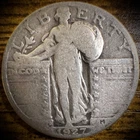1927-S 25C Standing Liberty Quarter KEY DATE LOW Mintage 396,000 #2