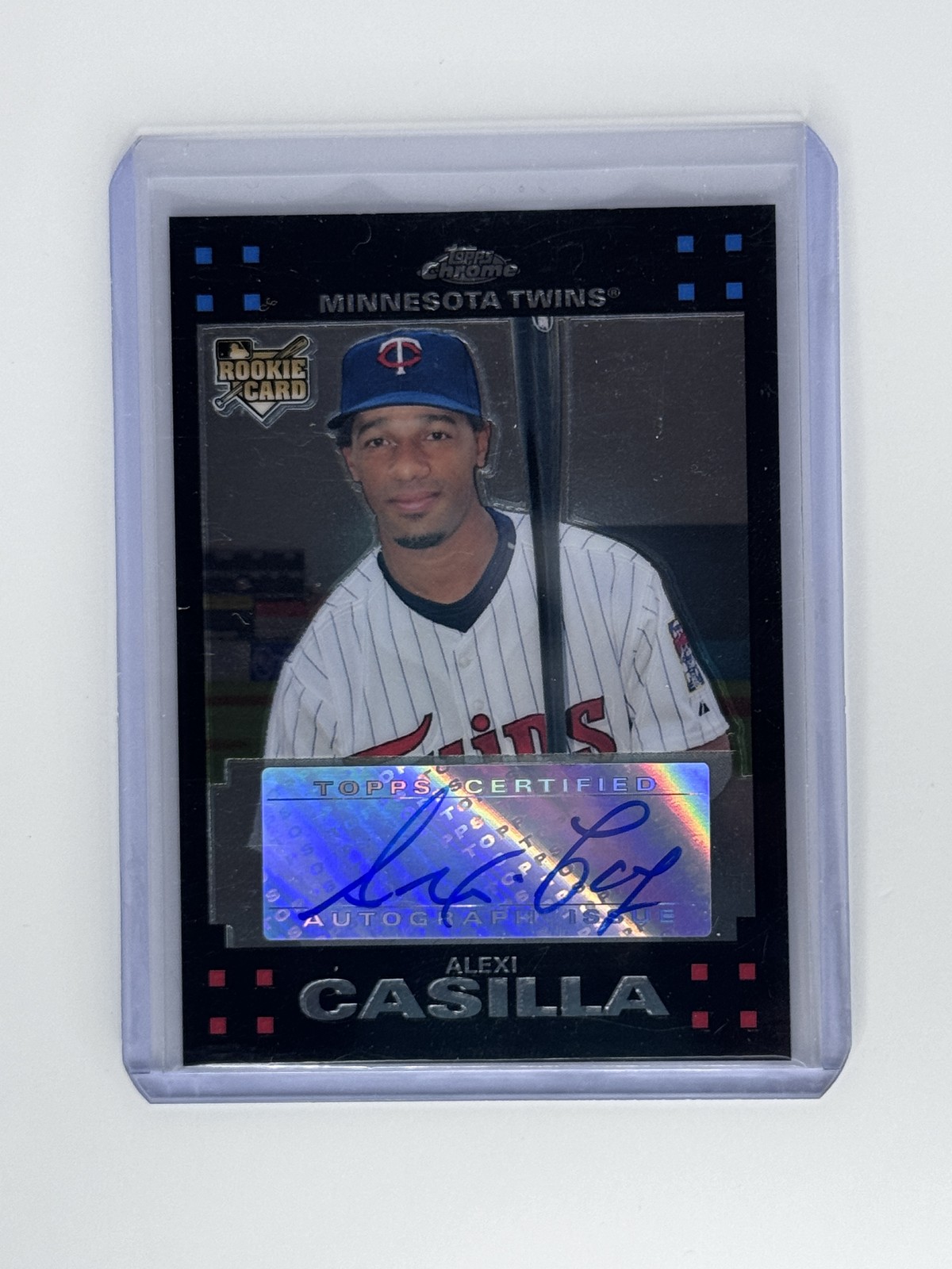 2007 Topps Chrome #358 Alexi Casilla AUTO