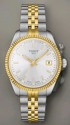 TISSOT Ballade Quartz 34MM Silver Dial Two-Tone Strap T156.210.22.031.00