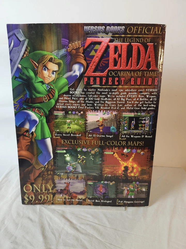 The Legend of Zelda Ocarina of Time Official Perfect Guide Versus Book N64 1998 - Image 2 of 4