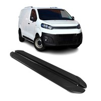 Trittbretter Seitenschweller FüR Citroen Jumpy 2016-2026 L2 L3 Aluminium Schwarz