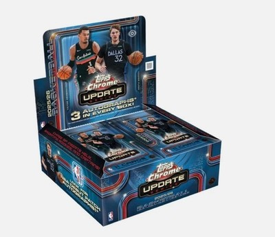 2025/26 Topps Chrome Update Basketball Jumbo Box | OVP & Sealed