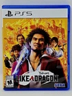 Yakuza: Like a Dragon (Sony PlayStation 5, PS5, 2021) Complete in Case w/Sticker
