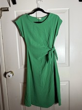 👗 See You Monday Green Side-Tie Dress (XS)  Simple, flattering, and surprising