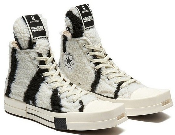 Size 7.5 - Converse x Rick Owens DRKSHDW TURBODRK Chuck 70 High