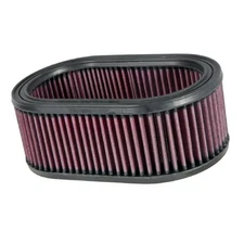 K&N E-3461 Universal High Flow 3.25" x 8.875" Oval Red Cotton Gauze Air Filter