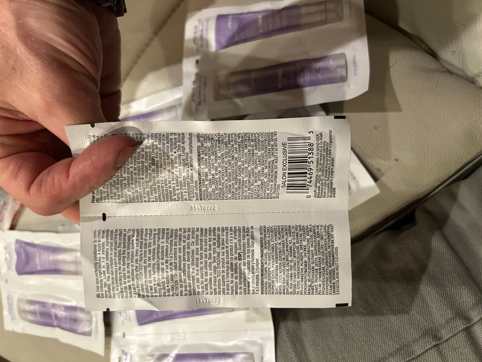 joico blonde life shampoo and conditioner packets. 7 duos. travel sz - Image 3 of 4