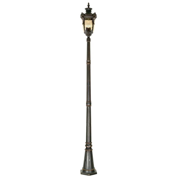 Bernsteinfarbe Antikes Braun Klassisch Hohe Laterne AußEnlampe Garten IP44-image