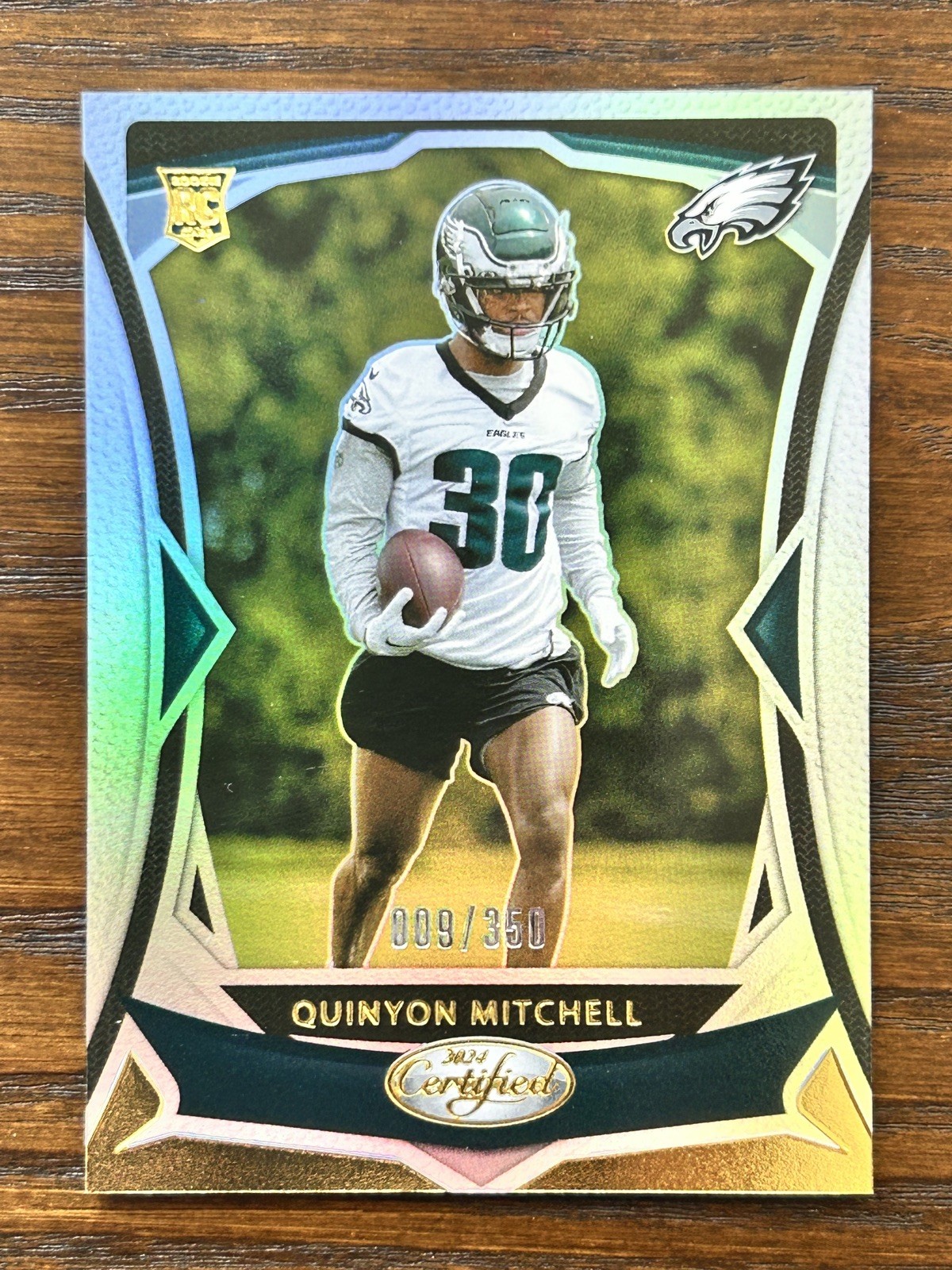 2024 Panini Certified QUINYON MITCHELL Mirror /350 #116 RC SP Eagles