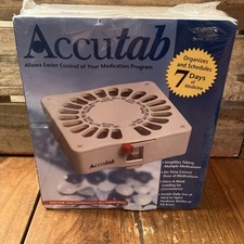 Accutab Pill Dispenser AT 100 Under Cabinet Mount NEW SEALED Organizer 7 Days