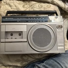 Vintage Hitachi FM AM Cassette Recorder Model TRK-5370H Radio Boombox -- Working