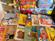 Bulk Lot of 18 Children's Kids Board Books Variety