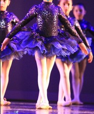 Revolution midnight blue with sequin and tutu dance costume - SC small child