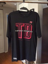Tampa Bay Buccaneers Combine Training Black Polyester Shirt Adult Small