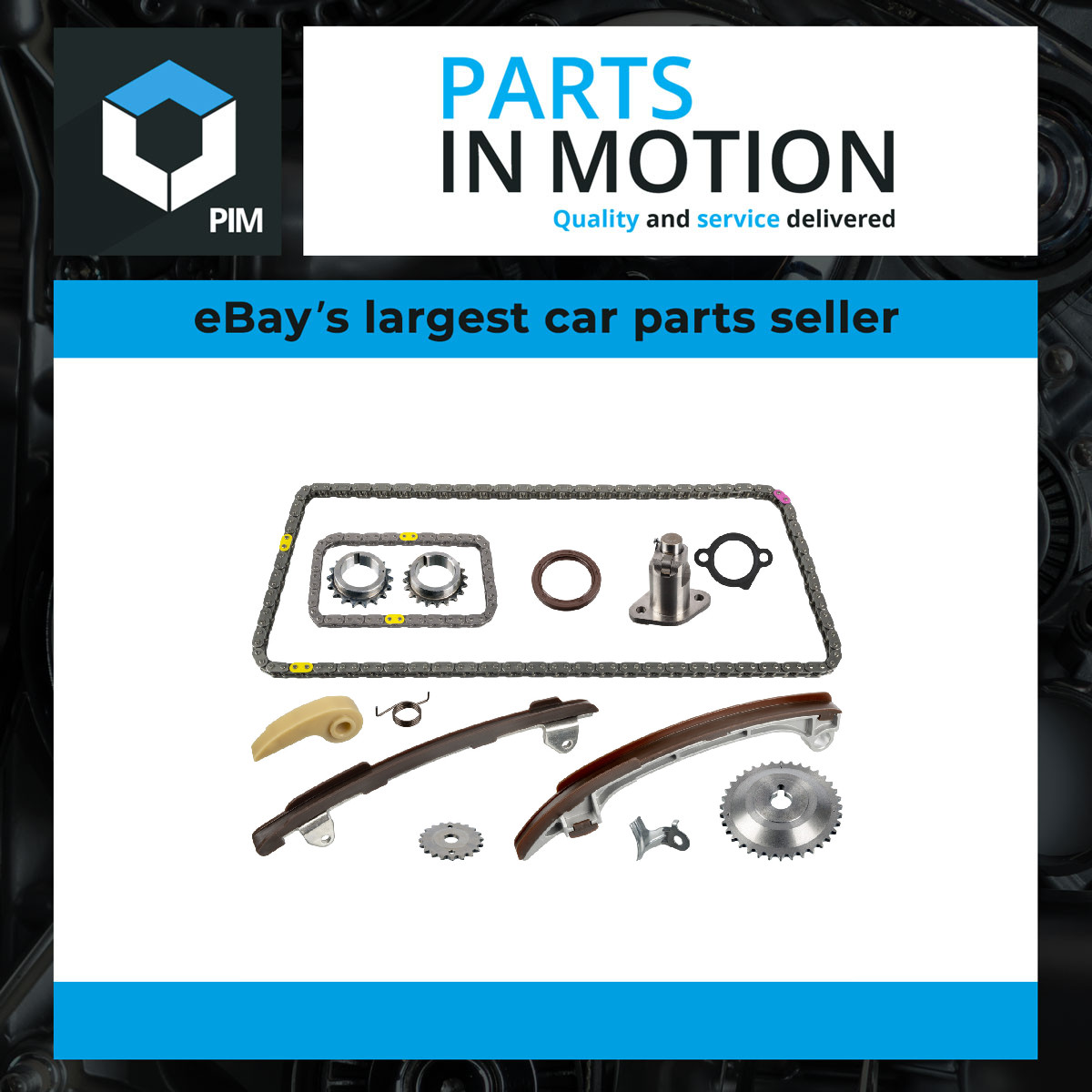 Timing Chain Kit fits TOYOTA OPA 2.0 00 to 05 1AZ-FSE Blue Print 1350628011 New - Image 13