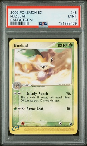 Nuzleaf graded PSA 9 for sale on eBay