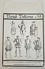 Period Patterns Men's  Late Tudor & Elizabethan Garments Sewing Pattern  34-54