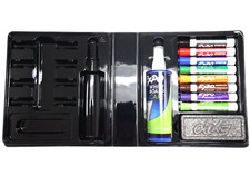 EXPO Low Odor Dry Erase System Kit with Case  Spray Cleaner