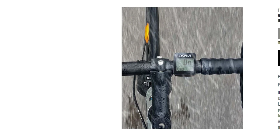 GPS COMPUTER contachilometri orologio bicicletta corsa mtb fat blke - Immagine 3 di 4