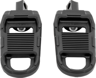 DRAG SPECIALTIES Adjustable Foot Pegs - Black RGK2-B001