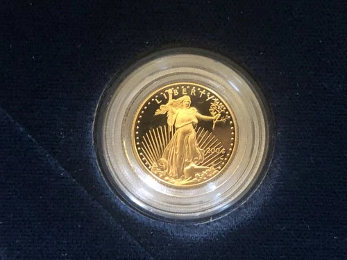 American Eagle 1/10 Ounce Proof Gold Bullion Coin US Mint $5 2004