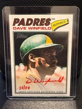 2026 Topps Heritage- Dave Winfield - Real One Auto On Card - Red Ink /77