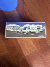 Hess 1998 Toy Truck RV Recreation Van with Dune Buggy and Motorcycle NEW IN BOX