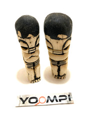 Rare ancien objet africain Fétiche os Bamiléké Cameroun Old Africa Vintage Bones