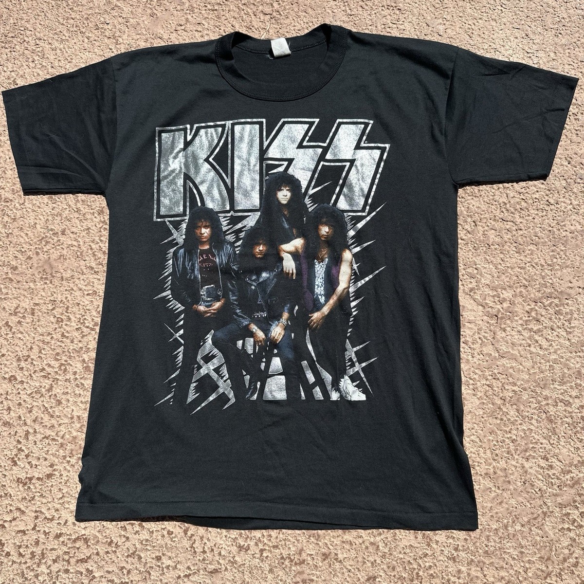 Vintage kiss Shirt 1990 Hot In The Shade Tour Size XL Great