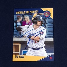 Tim Tawa Signed 2024 Choice Amarillo Sod Poodles Card #09 Diamondbacks Autograph